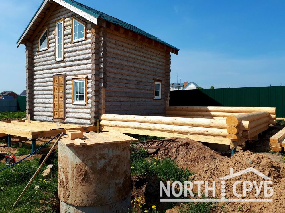 Пристройка к деревянному дому – проекты и строительство